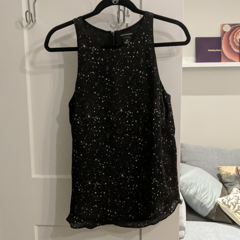 Club Monaco silk top sz small